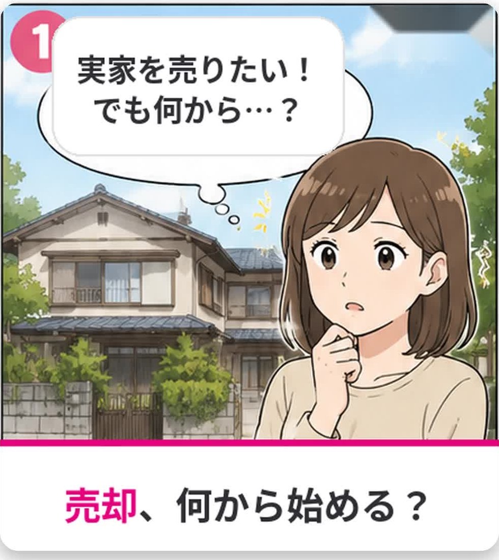 「売却、何から始めればいいの？」